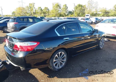 2013 Honda Accord Ex-L V-6 из США, поврежденный, VIN 1HGCR3F80DA034572